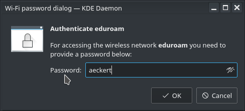 Eduroam validation